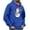 #H-Blue, variant on GuangCheng Mens Christmas,Snowman Printed,Hooded,Sweatshirts,Drawstring,Drop Shoulder,Thick,Warm Coats,Long Sleeve,Pullover,Hoodies
