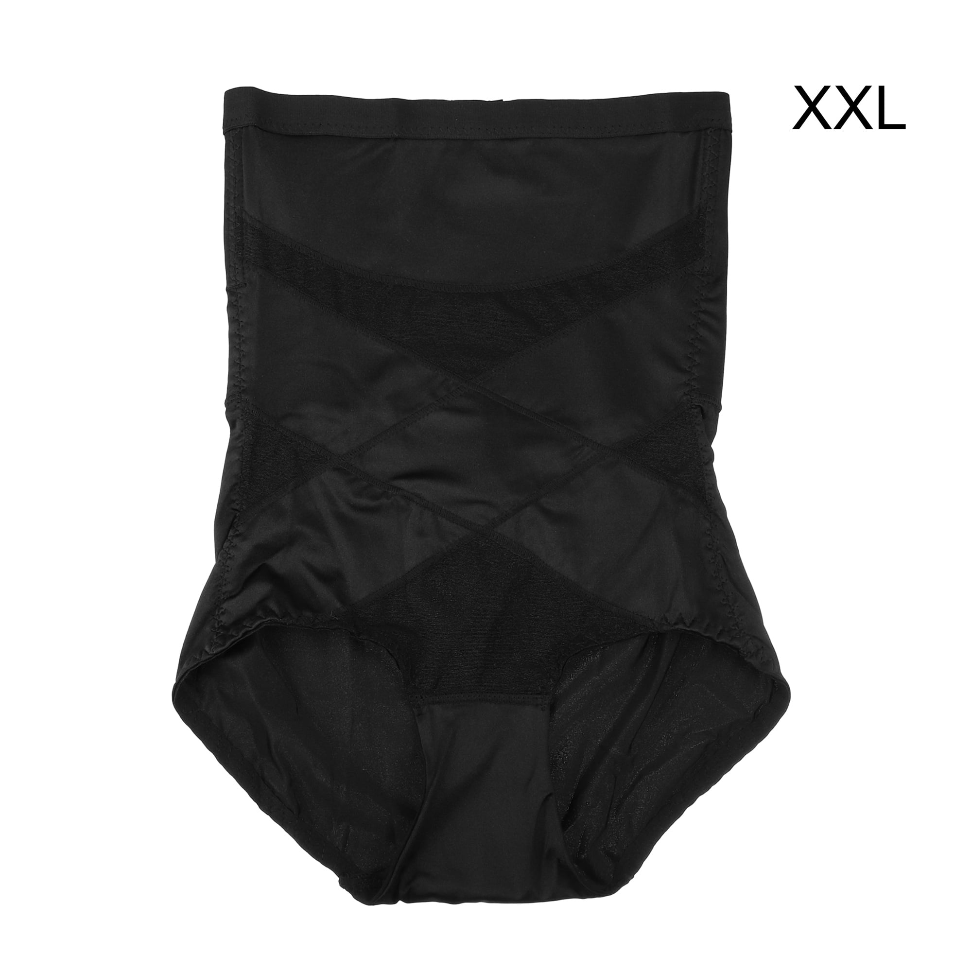 Unique Bargains Women High Waist Slimming Body Shaping Tummy Control Shapewear 2XL Black