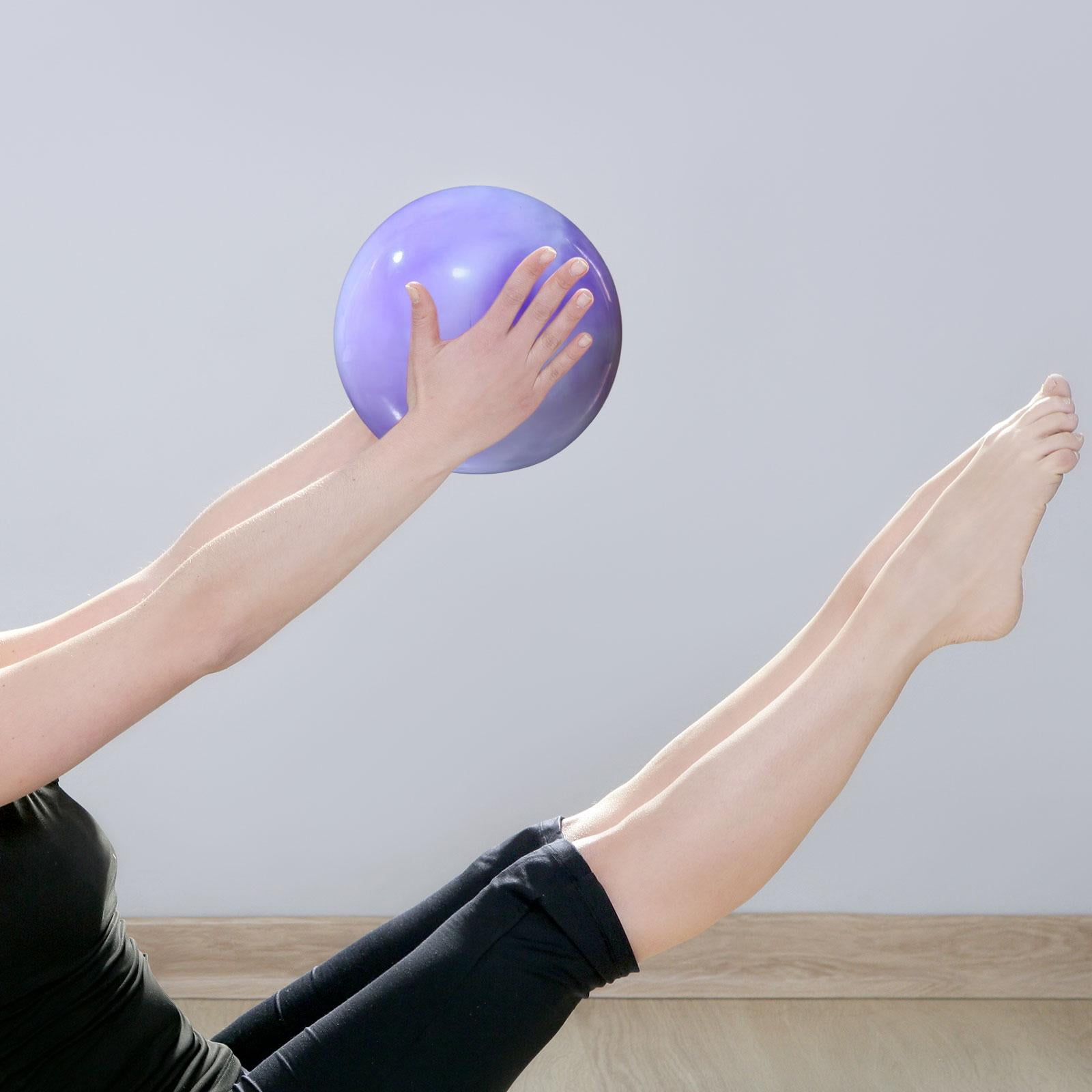 DimyFew Fitness Ball 18cm PVC Rhythmic Gymnastic Ball Dance Practice Inflatable Exercise Cloud Purple