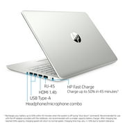 HP 14 Ryzen 3 4GB/1TB Laptop-Silver (Google Classroom Compatible)