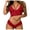 Red, variant on Rbaofujie Women's Lace Lace Lingerie Bra Top Thong Underwear Set Women Plus Size Lingerie Corset Lace Floral Bralette Bra Two Piece UnderwearBlue 2XL Dorm Room Essentials