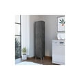 thumbnail image 2 of Pemberly Row Contemporary Engineered Wood Storage Cabinet in Smoky Oak, 2 of 5
