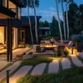 thumbnail image 5 of C Cattleya 3W Low Voltage Black Aluminum LED Outdoor Landscape Path Lights (2-pack), 5 of 7
