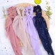 thumbnail image 2 of 6 Pcs Hair Scarf Hair Scrunchies Chiffon Floral Scrunchie Hair Bands Ponytail Holder Scrunchy Ties 2 in 1 Vintage Access, 2 of 5