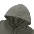 thumbnail image 5 of Momasggi Mens Big and Tall Fleece Lined Hoodies Pullover Fashion Solid Color Long Sleeve Casual Sweatshirts Drawstring Gym Hooded Sweatshirt with Pockets Dark Gray M, 5 of 9