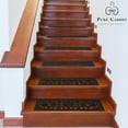 thumbnail image 5 of Pure Garden Set of 2 Non-Slip Rubber Stair Treads for Wooden Steps, 5 of 6