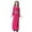 Red, variant on Krdevn Girls Abaya Dress Long Robe for Middle Arabic Style Pure Color Casual Outfit,7-8 Years
