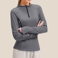 thumbnail image 1 of MHFRRA Traje de Yoga Ajustado de Manga Larga y Alta Elasticidad para Mujer, Ideal para Fitness y Yoga. Gris, 1 of 4