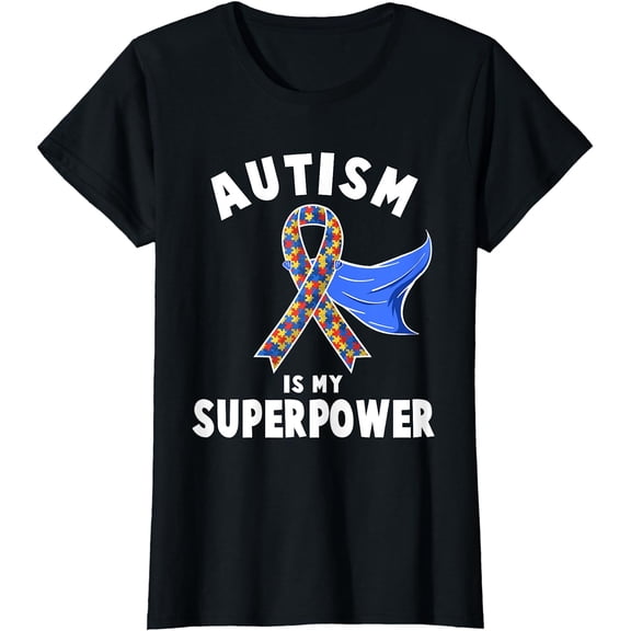 Autism Awareness Shirt Boys Girls Kids Is My Superpower Gift T-Shirt