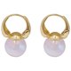 thumbnail image 1 of Perla de oro Rhinestone Ear Clip Thin Dangle Elegante Rhinestone Pendientes Boda Mujeres Accesorios Joyería Pendientes para Mujeres, 1 of 7