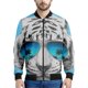thumbnail image 3 of Chaqueta de vuelo para hombre y mujer, novedad de 2024, con estampado 3D de tigre de Harajuku, estilo hip hop callejero, chaquetas de bombardero con cuello alto, camisetas de manga larga, 3 of 5