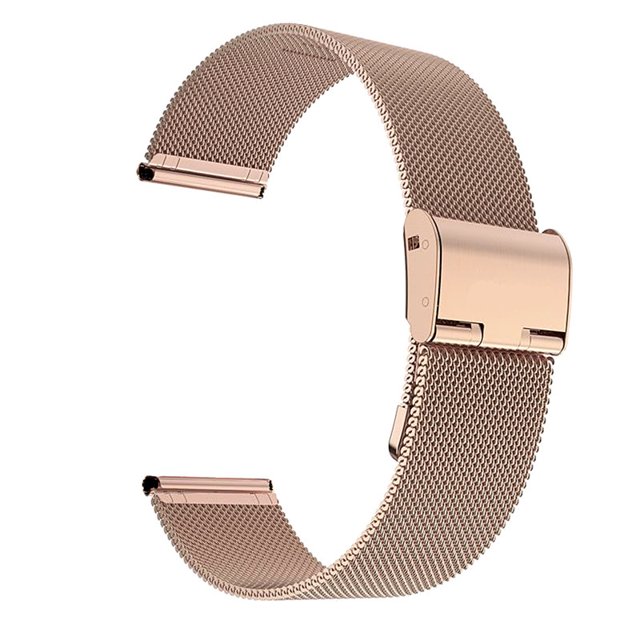 Correa de metal Milan con cierre a presión compatible con Huawei GT2 3 Three Star Galaxy Watch 3 Correa de acero