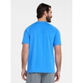 thumbnail image 3 of Athletic Works Men's and Big Men's DriWorks Mesh Tee with Short Sleeves, Sizes XS-5XL, 3 of 5
