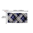 thumbnail image 3 of 3 Pack Fabric Eyeglass Case Top Closure, Slip In Eyeglass Case Soft For Medium To Large Glasses, Women - Plaid - Red&brown, Blue&black, Green&blue, 3 of 8