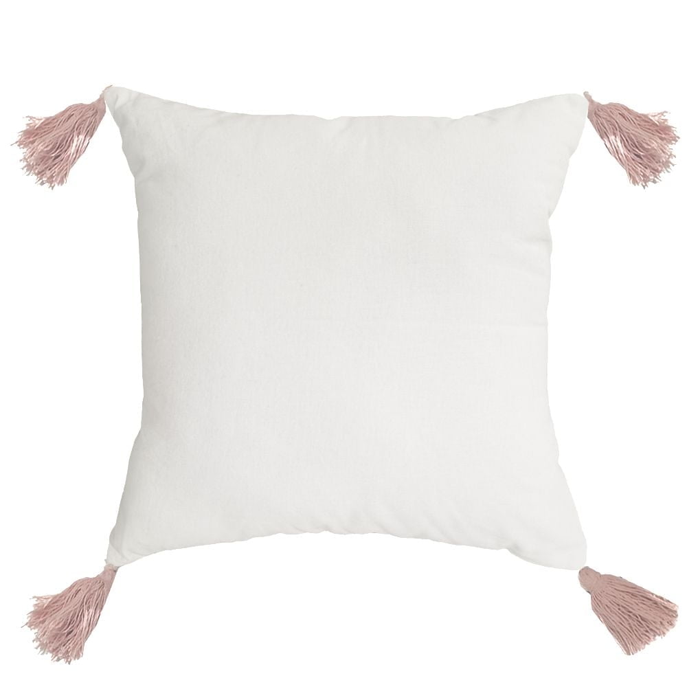 Coussin décoratif à pompons de hometrends