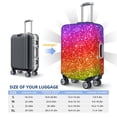 thumbnail image 5 of Picia Colorful Glitter Luggage Protector Cover Thicken Suitcase Protector Cover Fit 18-32 Inch Luggage-Medium, 5 of 9