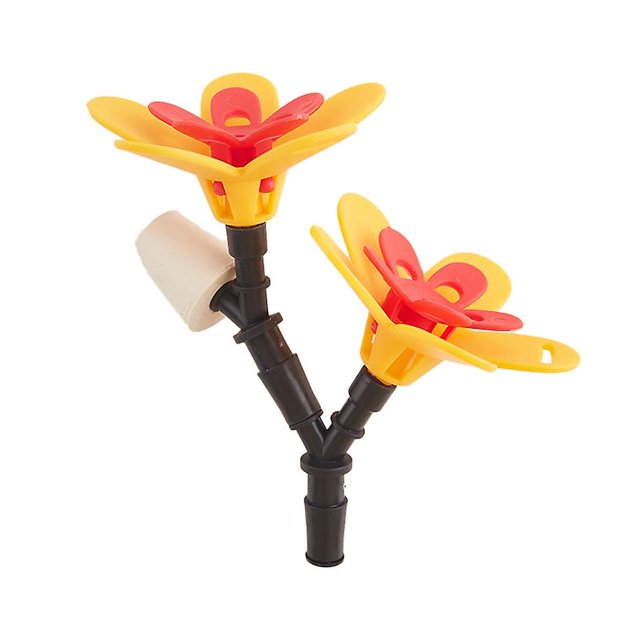 B Comederos para colibríes para colgar al aire libre, goteros para colibríes, comederos de paja