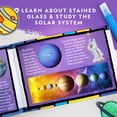 thumbnail image 6 of National Geographic Kids Window Art Kit - Stained Glass Solar System Arts & Crafts Kit with Glow in The Dark Planets, Use as Window Suncatchers, Hanging Decor from Ceiling, Mobile, Space Room Decor, 6 of 6