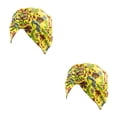 thumbnail image 2 of Turbante estampado floral sweethay hijab Frente Beanie Bohemian Headwrap Gorras ajustables Tipo 2, 2 of 6