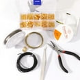 thumbnail image 5 of 1 Box Jewelry Making Kits DIY Jewelry Ears Beading Repair Tools Supplies gold, 5 of 8