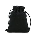thumbnail image 1 of Bolsas de lino a prueba de polvo con cordones, bolsas de regalo de joyería, bolsas de embalaje, bolsa de almacenamiento reutilizable ligera, Almacenamiento y organización del hogar Negro 7*9cm Naiovety HA075325-02, 1 of 6