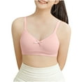 thumbnail image 3 of breaise Teen Girls Seamless Bra Adjustable Straps Training Bra Breathable Comfy Cami Bralettes for Everyday, 3 of 9