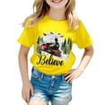 thumbnail image 6 of Ulanda Christmas Cookie Shirt Toddler Boys Girls Cookie Crew T-Shirt Xmas Gifts Tee Tops Holiday Outfits (Yellow, 18-24 Months), 6 of 6