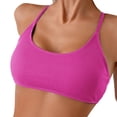 thumbnail image 7 of Sakmal Womens Bikini Swimsuits Plunge Tummy Control Swimwear Solid Pink Summer Womens Swimsuits XL, 7 of 7