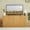 59.0"L + Natural+1, variant on 59 Inch Modern Wavy Sideboard 4 Door MDF Storage Cabinet Natural Multi Functional TV Stand For Kitchen Bedroom Living Room Item Code