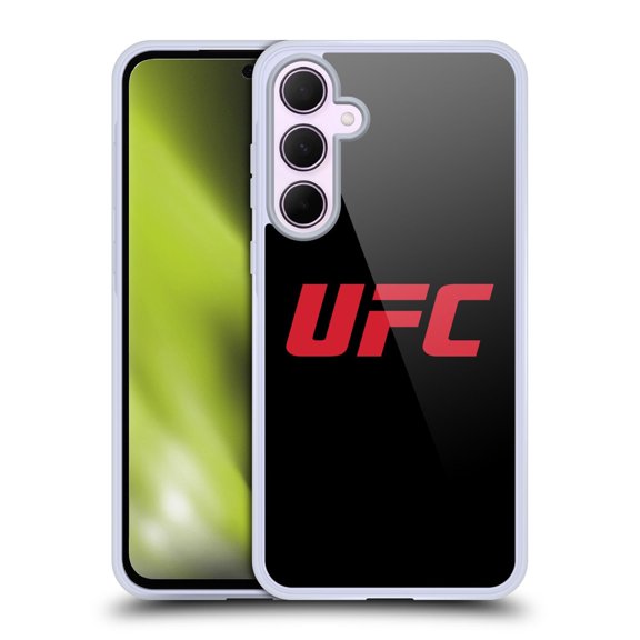 Head Case Designs UFC Logo Black Red Soft Gel Case for Samsung Galaxy A35 5G