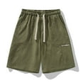 thumbnail image 2 of WERYOUNG Mens Athletic Shorts Casual Loose Fit Vacation Shorts Outings Running Basketball Shorts Male Classic Beachwear Shorts,Army Green,Xxxxl, 2 of 5