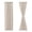 Natural-25"W x 40"L (Pack of 2), variant on Linen Sheer Side Door Curtains 40 Inches Long For Front Glass Patio Windows Flax Blend Small Sidelight Curtain Panels With Tiebacks 2 Rod Pocket