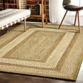 thumbnail image 2 of Desert Fields Natural Gray Farmhouse Color Block Organic Jute Indoor Area Rug, 2 of 3