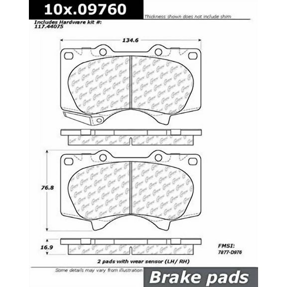 Centric Parts - Ceramic Pads