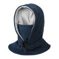thumbnail image 2 of LJNYFDC Face Neck Protection Cap Outdoor Hat with Integrated Scarf Thick Plush Windproof Cold Proof Soft Adjustable for Unisex Cycling, 2 of 7