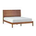 thumbnail image 3 of Walker Edison Transitional Solid Wood Platform Queen Bed, Dark Brown, 3 of 15
