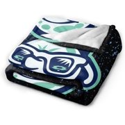 Asheville Tourists Fleece Blanket, Very Soft Microfiber Flannel Blanket for Couch Warm and Cozy for All Seasons