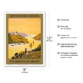 thumbnail image 2 of Excursions to Britain - French State Railways - Vintage Railroad Travel Poster by Pierre Ladureau c.1940s - Master Art Print (Unframed) 9in x 12in, 2 of 4
