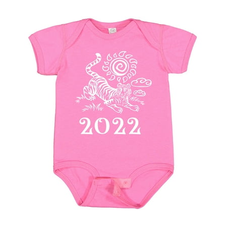 

Inktastic 2022 Chinese New Year Tiger Gift Baby Boy or Baby Girl Bodysuit