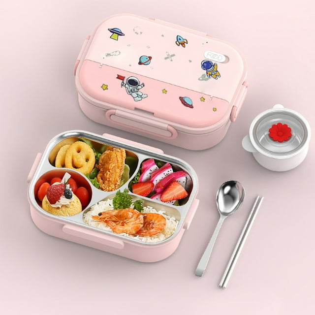 Summer Savings Kcavykas 316 Stainless Steel Heat Preservation Lunch Box for Elementary School Students Special Food Grade Children Can Be Divided into Compartments Lunch Box