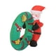 thumbnail image 2 of Decoración navideña inflable para jardín con enchufe estadounidense: Papá Noel con iluminación LED, 2 of 9