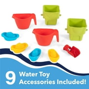 Simplay3 Rushing River Falls Multilevel Water Play Table with Hose Connect