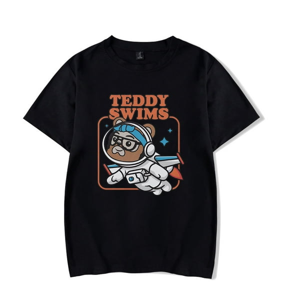 Teddy Swims Merch T-shirt Swimmy Astronaut Tee Fashion Men Women t shirt Sweatshirt Summer Casual Short Sleeve T-shirts