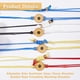 thumbnail image 4 of 10 pulseras de girasol hechas a mano, pulseras de promesa a juego para relaciones a distancia, regalos de cumpleaños, 4 of 7