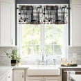 thumbnail image 3 of Rustic Bear Moose Deer Window Valance Curtain, Retro Pine Tree Cabin Country Lodge Camping Vintage Tribal Aztec Window Treatment Valances for Home Kitchen Café Décor 54''x18'', 1 Panel, 3 of 6
