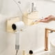 thumbnail image 5 of Soporte para secador de pelo autoadhesivo, organizador de baño, estantes de pared, 5 of 7