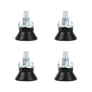 M6 x 18 x 25mm Leveling Feet Adjustable Leveler Protector for Table Leg 4pcs
