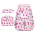 thumbnail image 2 of Clearance Under $10! Three Piece Backpack Set In Rose Red Hiking Backpack Daypack, 2 of 5