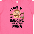 thumbnail image 4 of Inktastic Monkey I Love Hanging out with My Nana Boys or Girls Toddler T-Shirt, 4 of 5