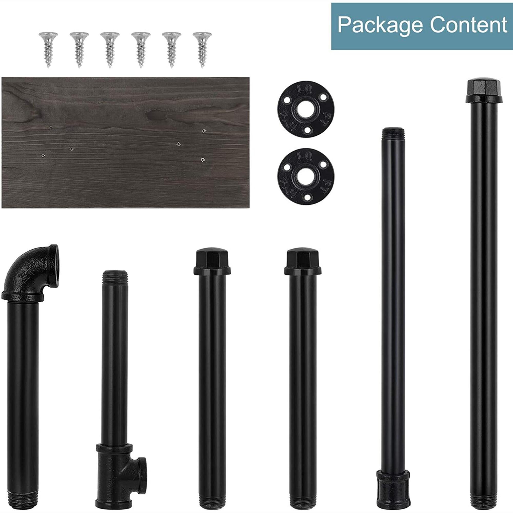 NEX Brown Commercial Toilet Paper Holder with Shelf
